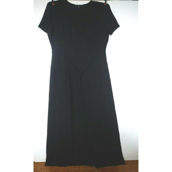 90s VTG DRESS BLACK SEQUIN Halloween Costume Sz 10P JESSICA HOWARD Modest Pretty - Picture 6 of 9